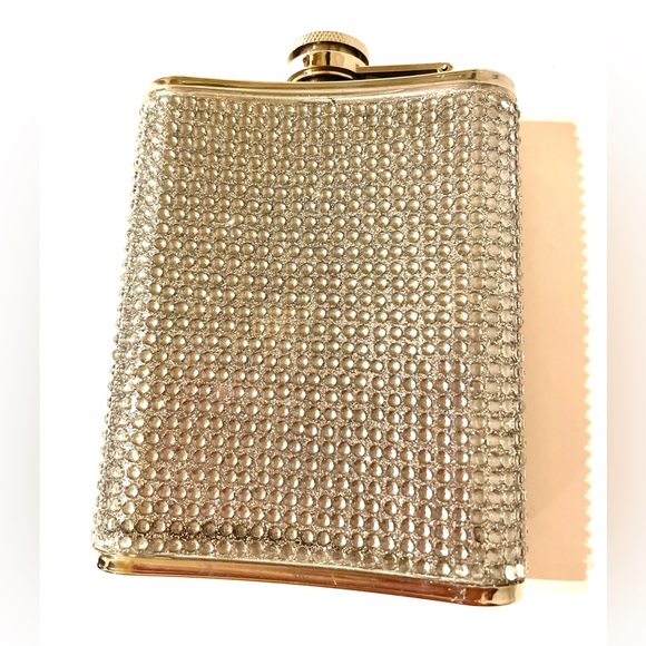 Rhinestone stainless steel flask - Picture 1 of 4